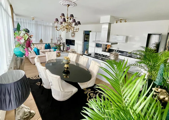 Luxury City Center Apartment With Canal View 1 Kingsize Bed And 1 Sleeping Sofa