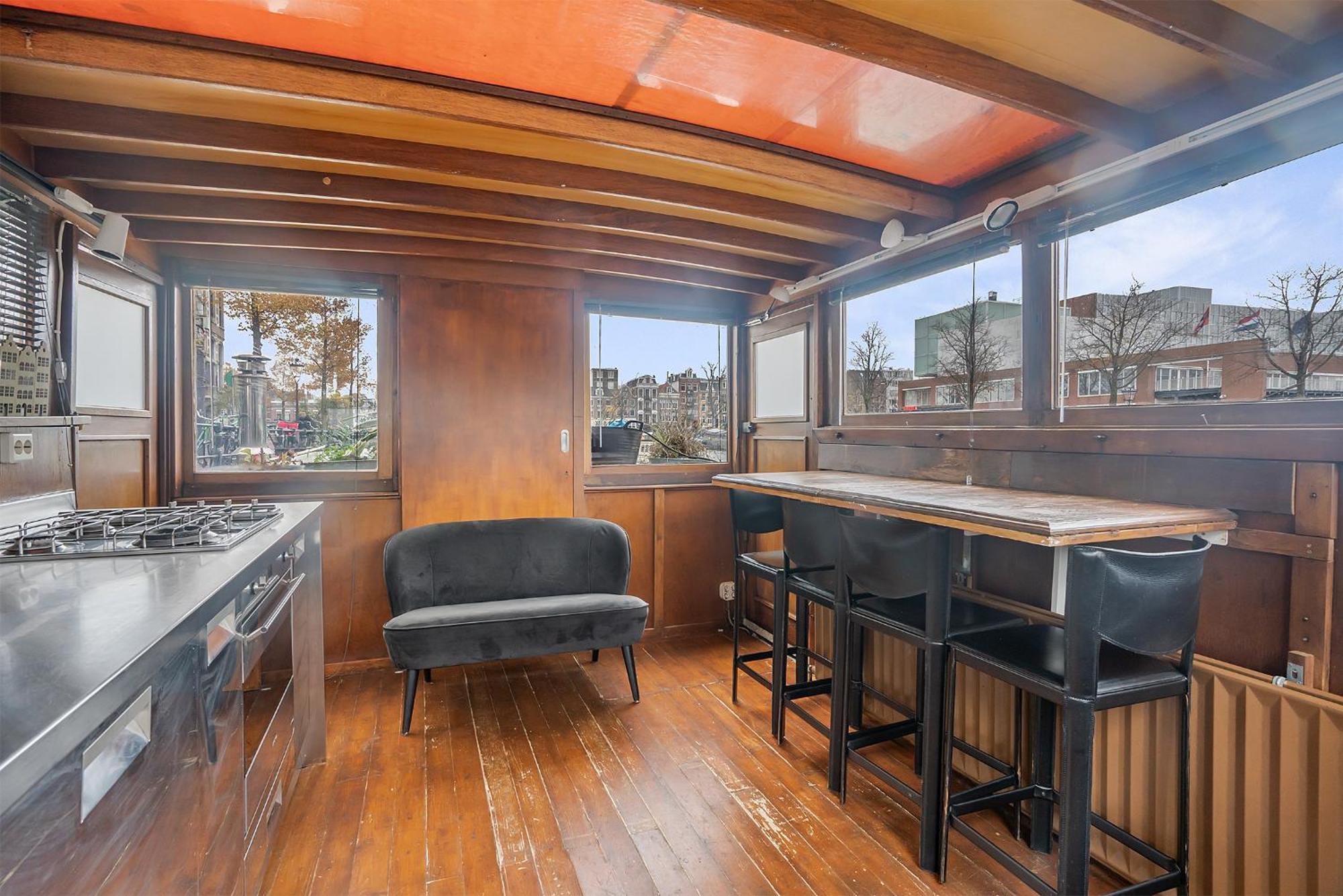 Apartment Amstel Houseboat Right Across The Opera Amsterdam