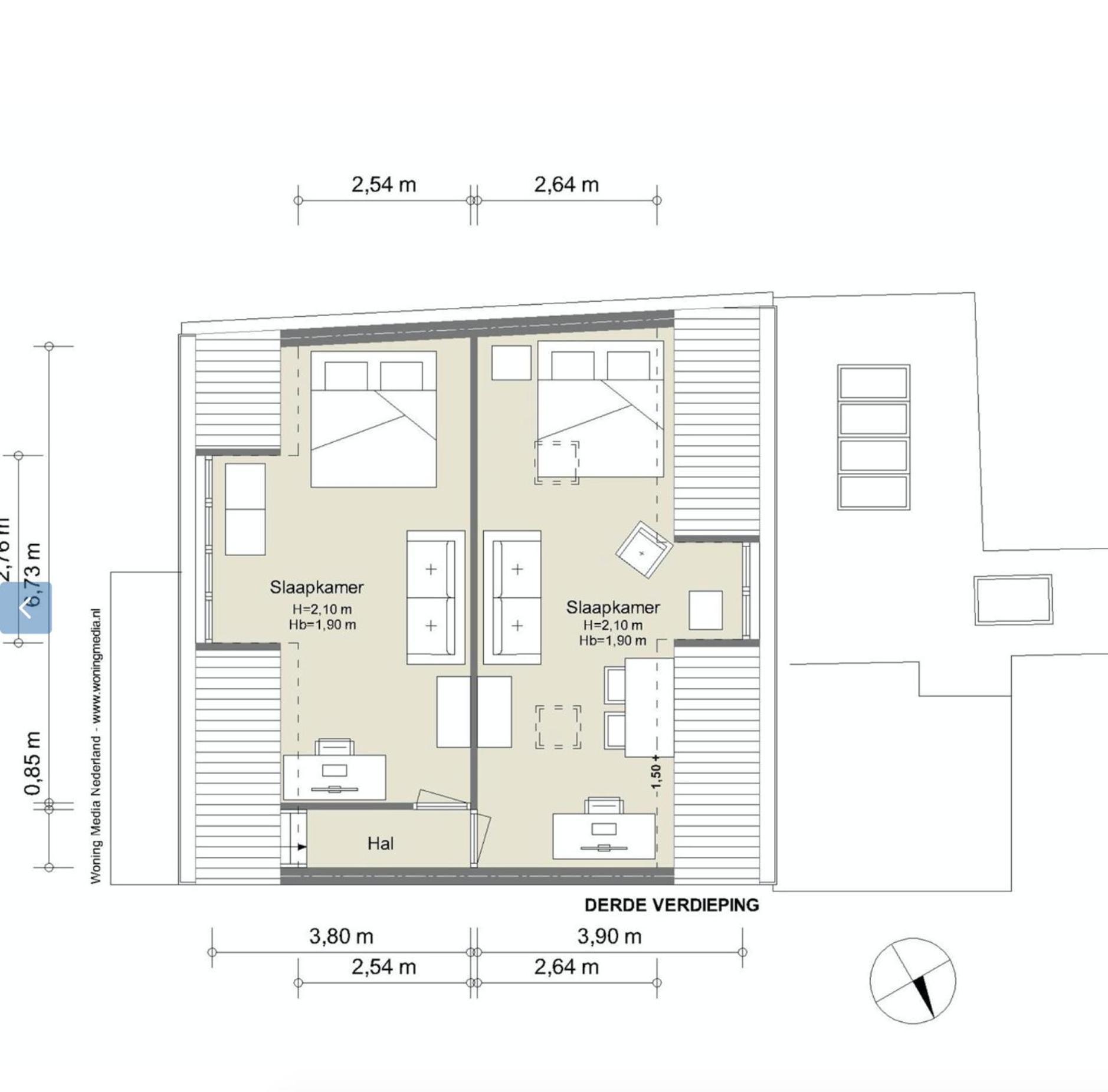 2 For 4 Pax In Monument Of 3rd Floor Amsterdam